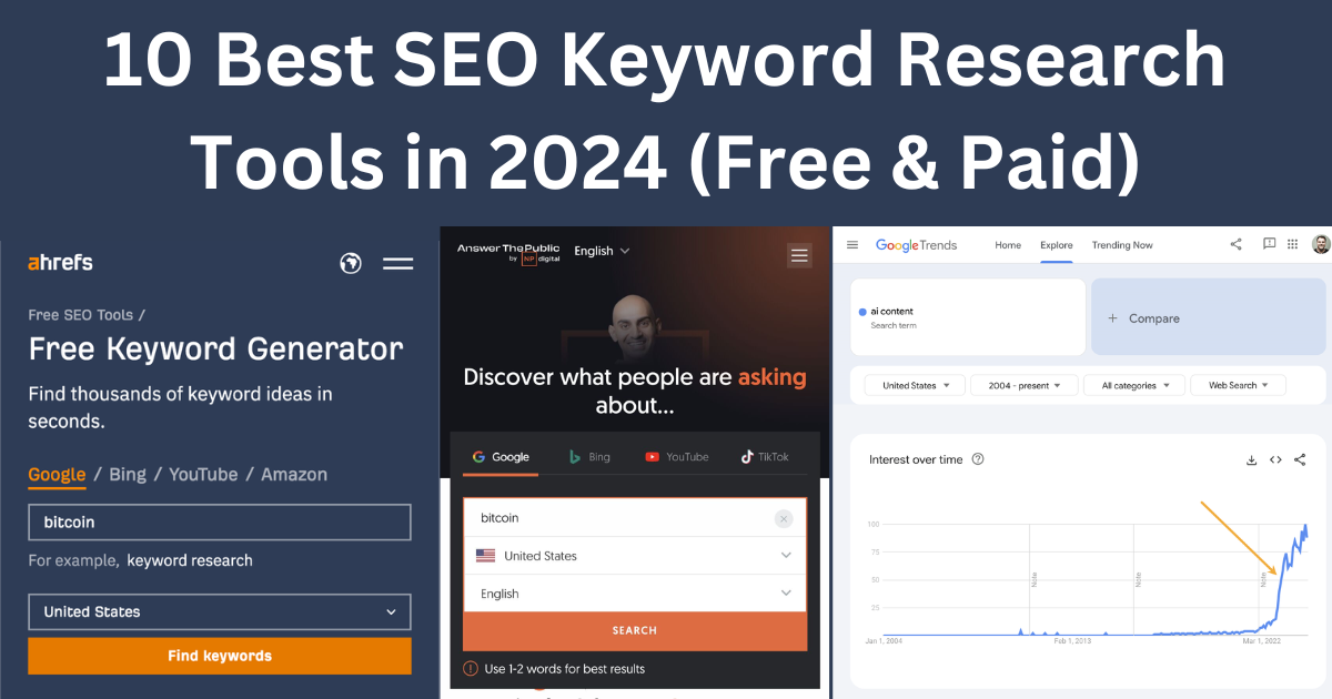 Free SEO Keyword Research Tools in 2024